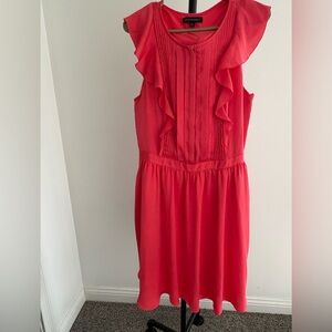 Banana Republic Coral Pink Sleeveless Dress